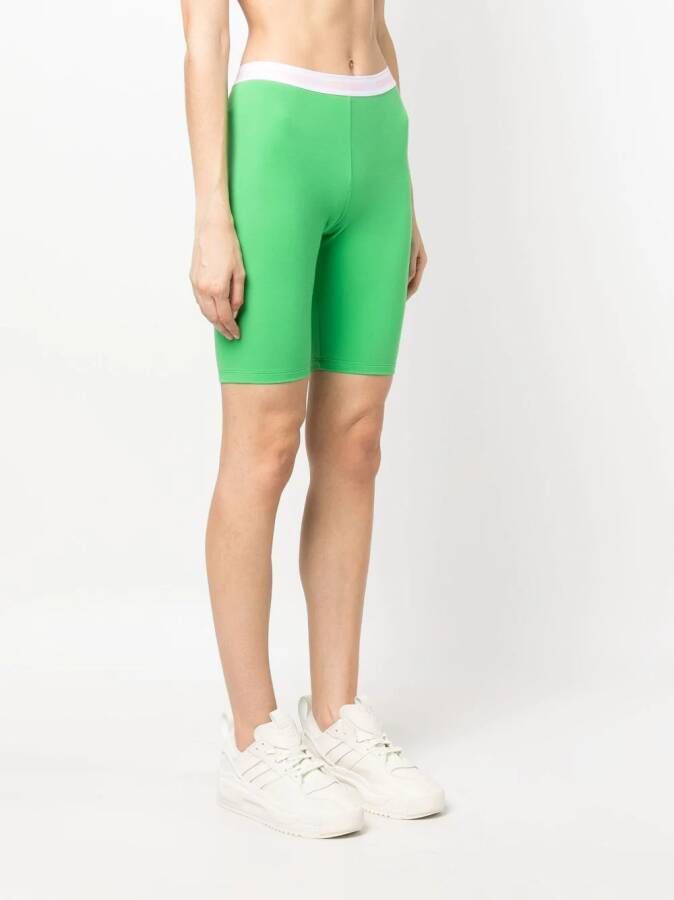 Dsquared2 Shorts met logoband Groen