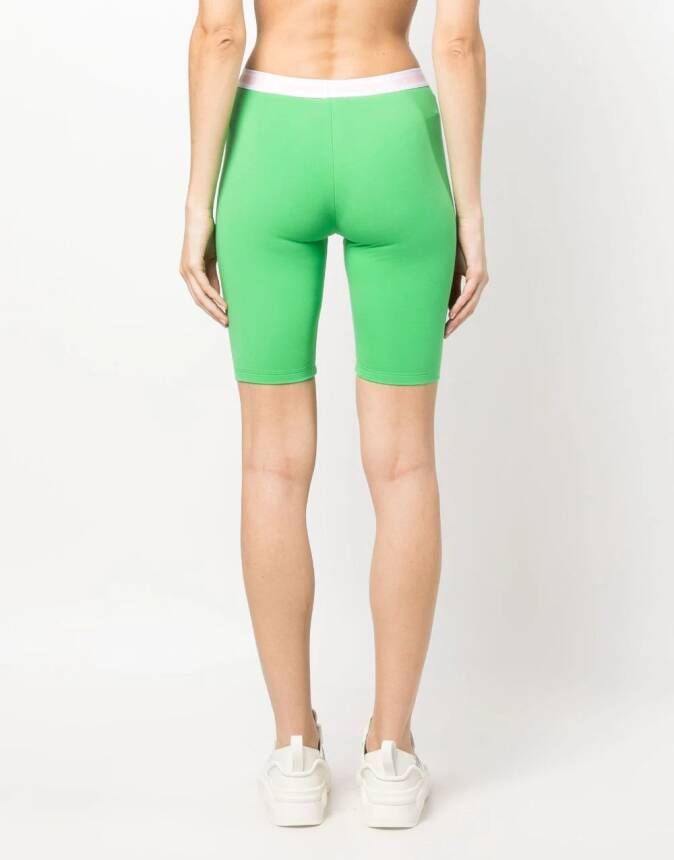 Dsquared2 Shorts met logoband Groen