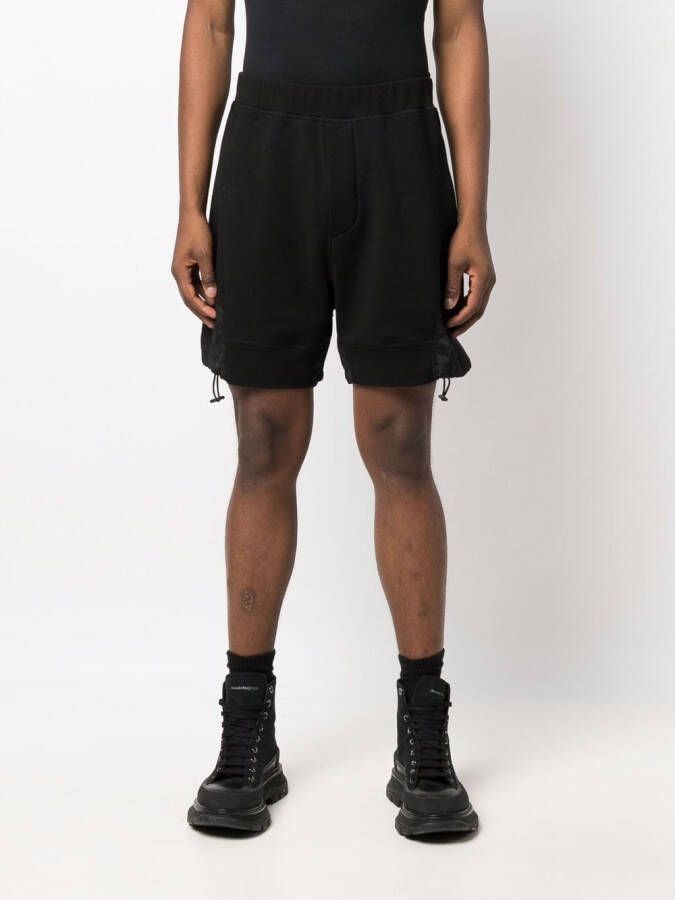 DSQUARED2 Shorts met logoprint Zwart