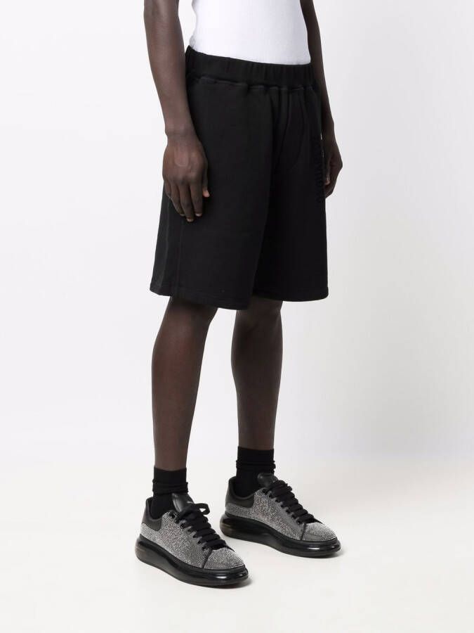 DSQUARED2 Shorts met logoprint Zwart