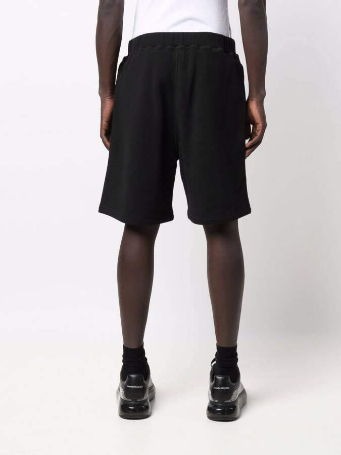 DSQUARED2 Shorts met logoprint Zwart