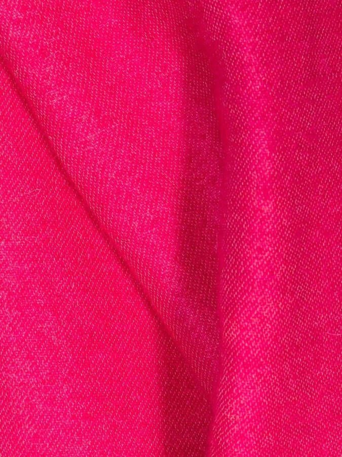 DSQUARED2 Sjaal met logoprint Roze