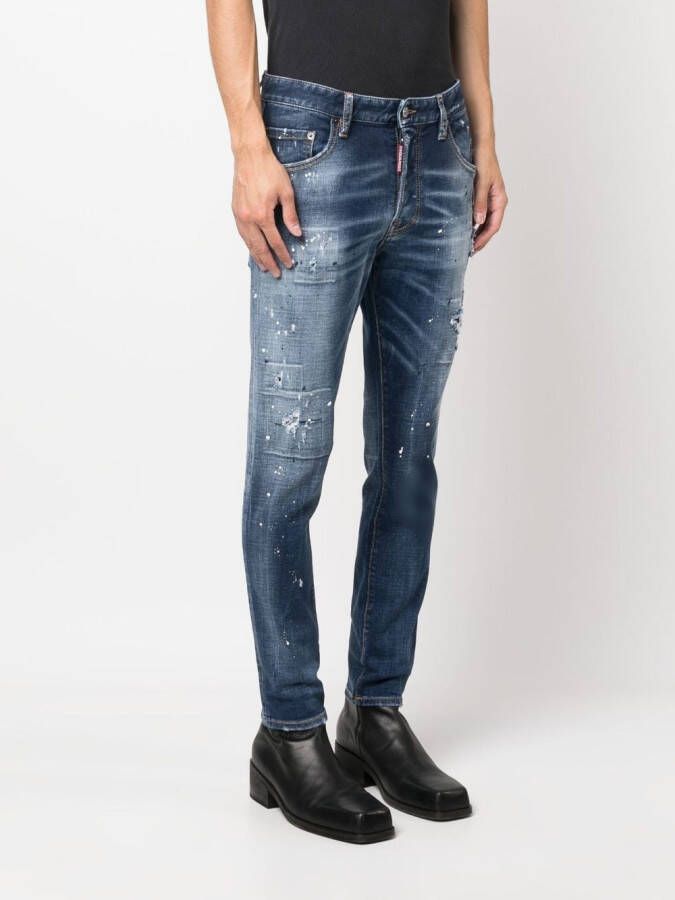DSQUARED2 Skinny jeans Blauw