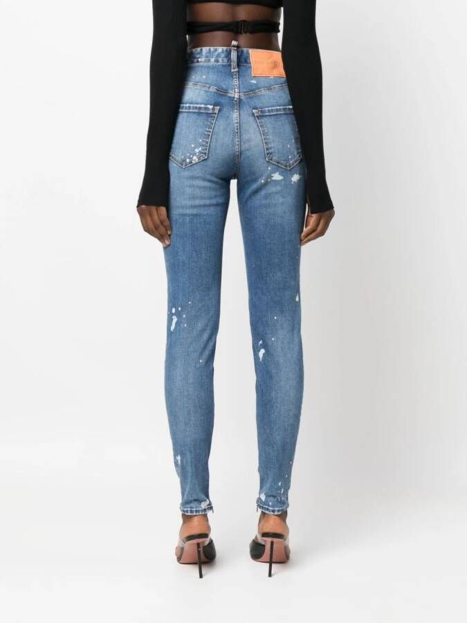DSQUARED2 Skinny jeans Blauw