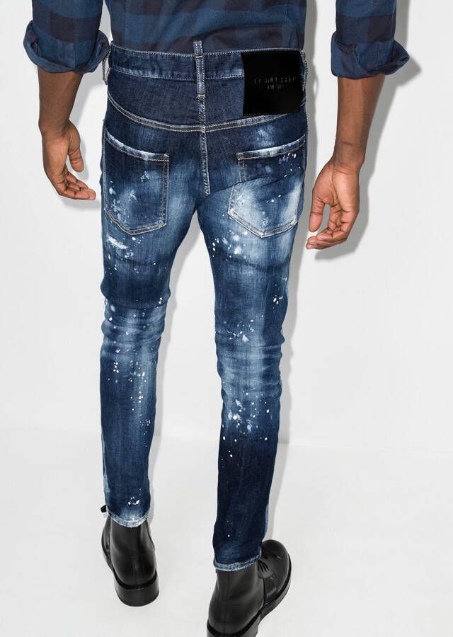 DSQUARED2 Skinny jeans Blauw