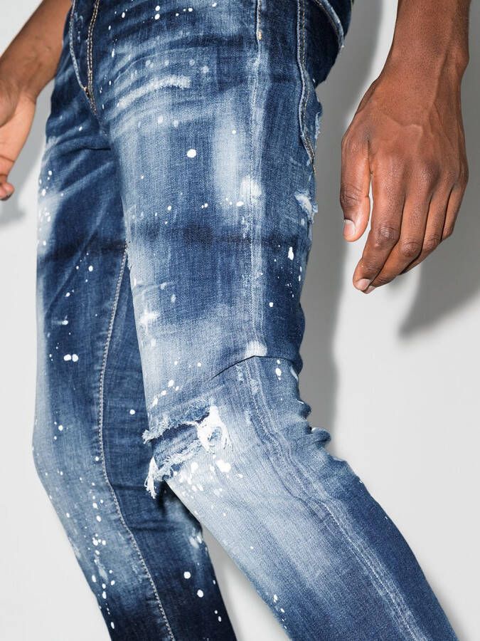 DSQUARED2 Skinny jeans Blauw