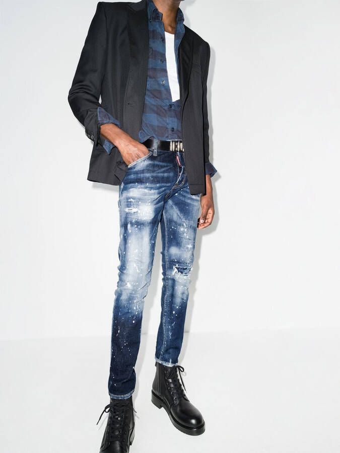 DSQUARED2 Skinny jeans Blauw