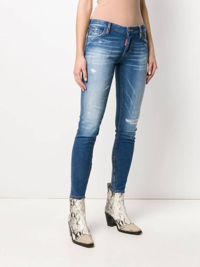 DSQUARED2 Skinny jeans Blauw