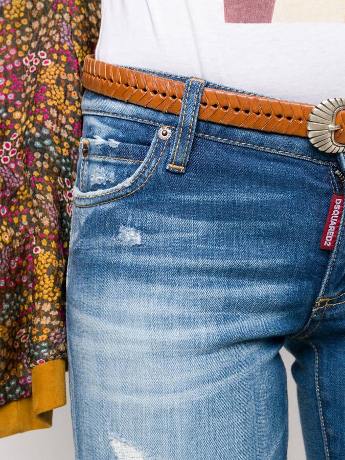 DSQUARED2 Skinny jeans Blauw