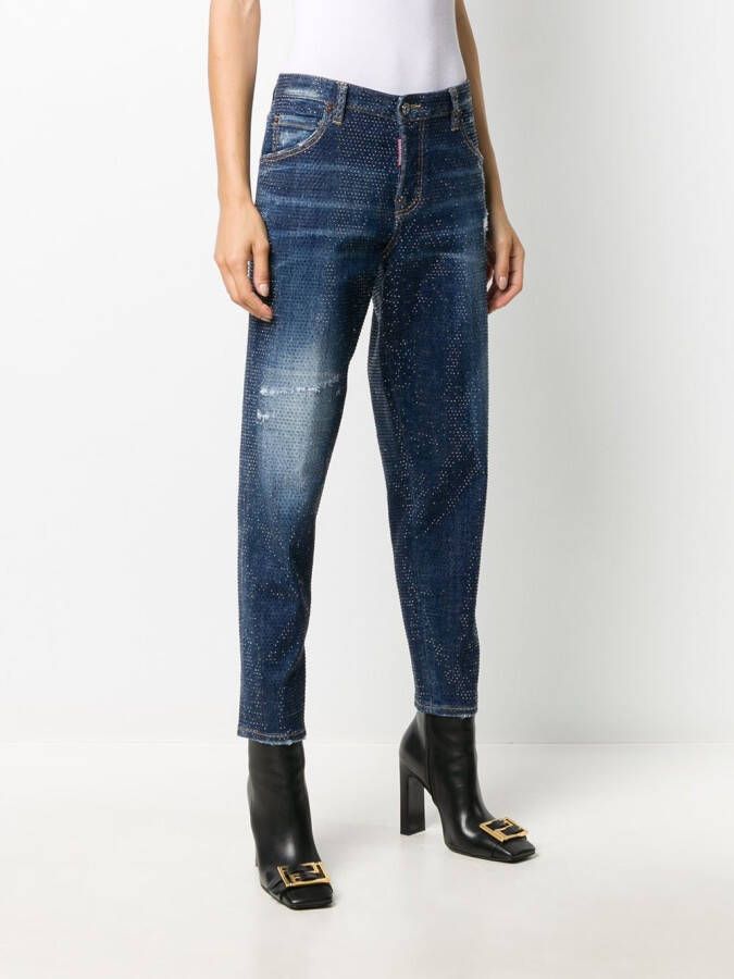 DSQUARED2 Skinny jeans Blauw