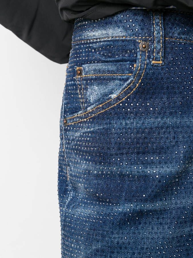 DSQUARED2 Skinny jeans Blauw