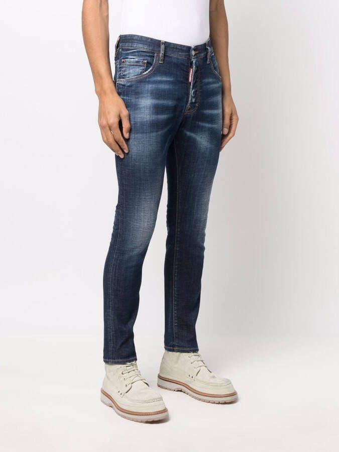 DSQUARED2 Skinny jeans Blauw