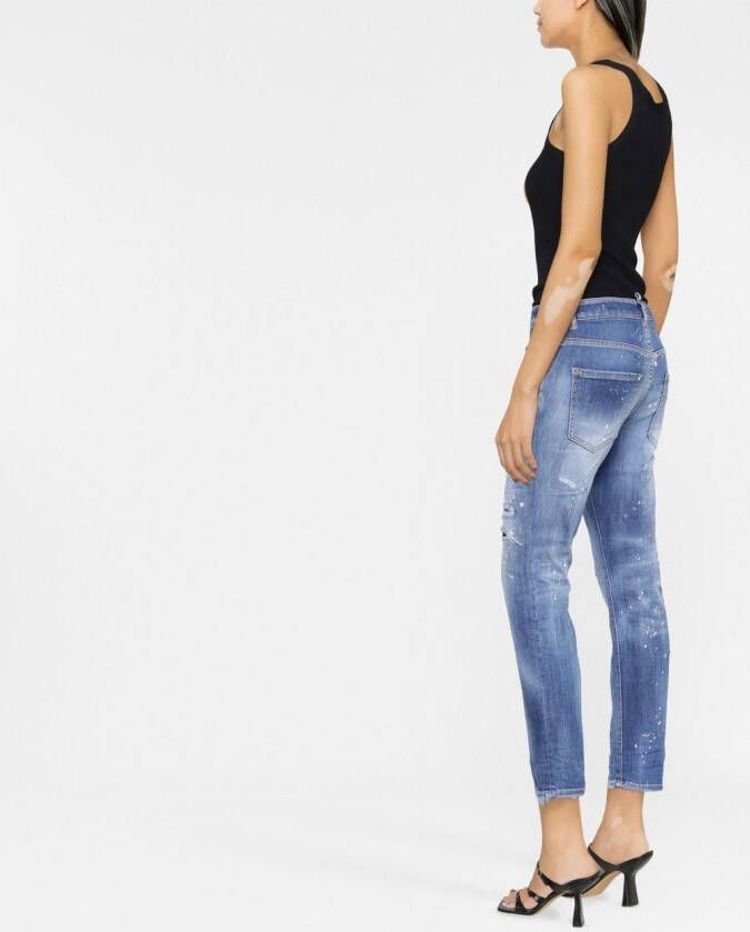 DSQUARED2 Skinny jeans Blauw