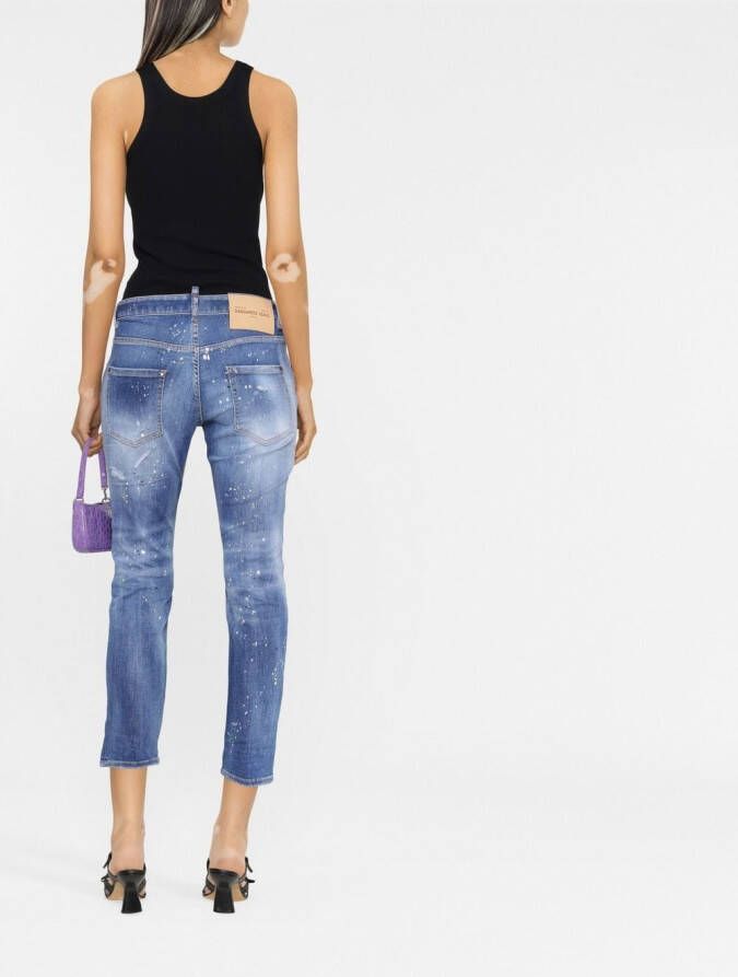 DSQUARED2 Skinny jeans Blauw