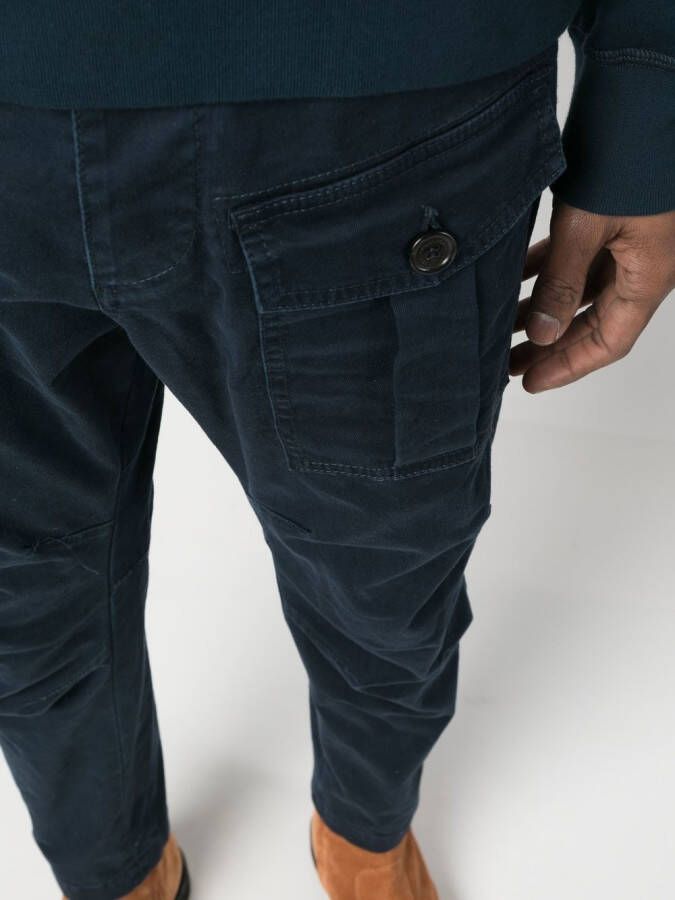 Dsquared2 slim-cut cargo trousers Blauw