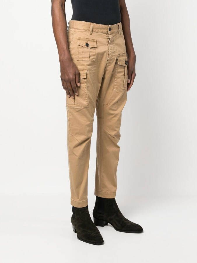 Dsquared2 slim-cut cargo trousers Bruin