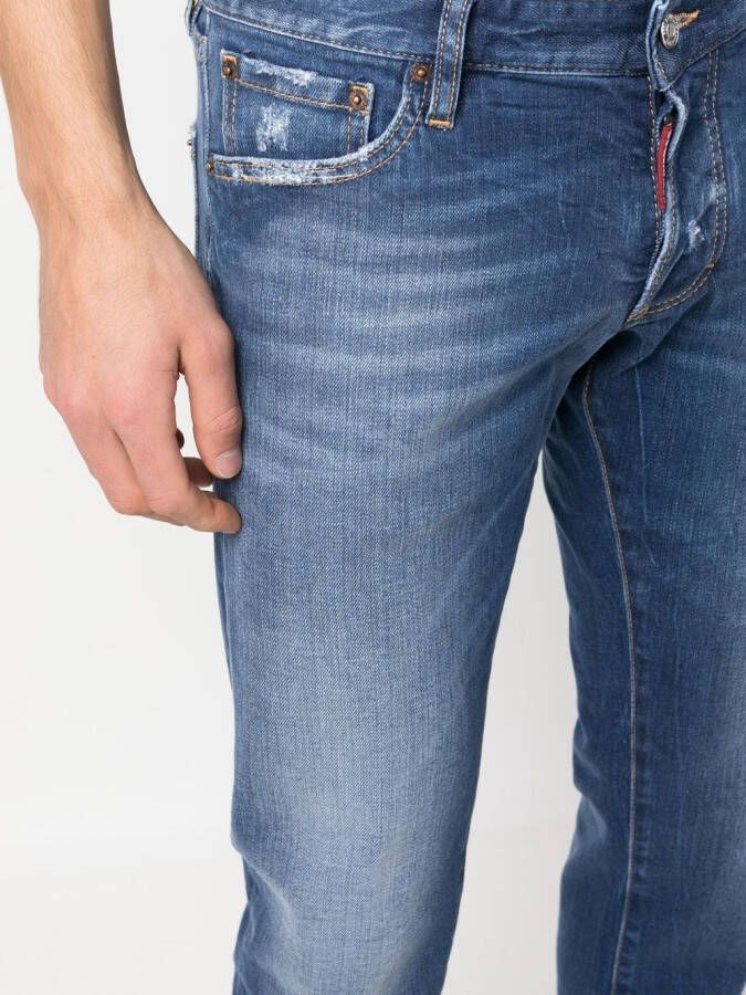 DSQUARED2 Slim-fit jeans Blauw