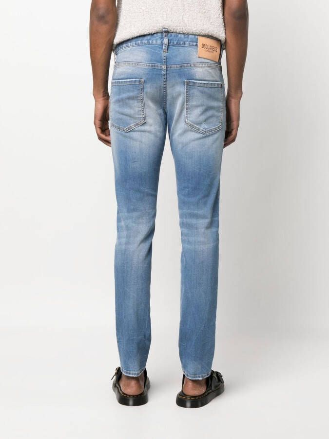 DSQUARED2 Slim-fit jeans Blauw