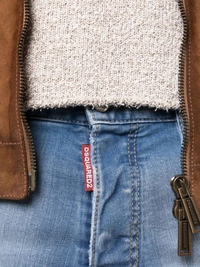 DSQUARED2 Slim-fit jeans Blauw