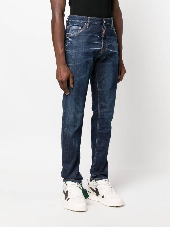 DSQUARED2 Slim-fit jeans Blauw