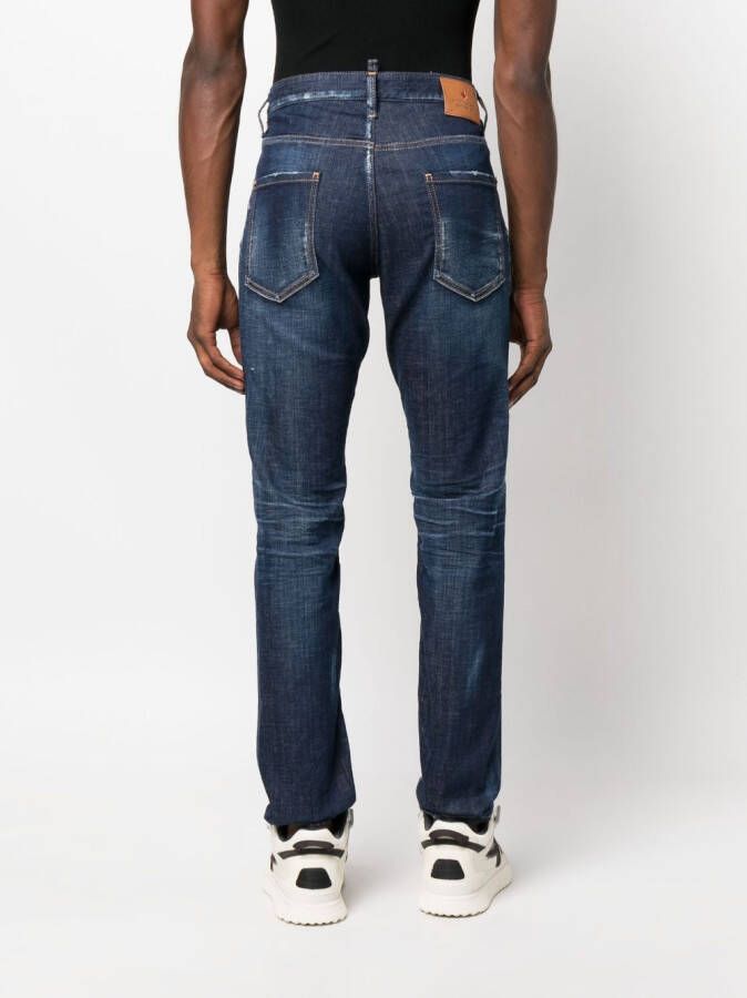 DSQUARED2 Slim-fit jeans Blauw