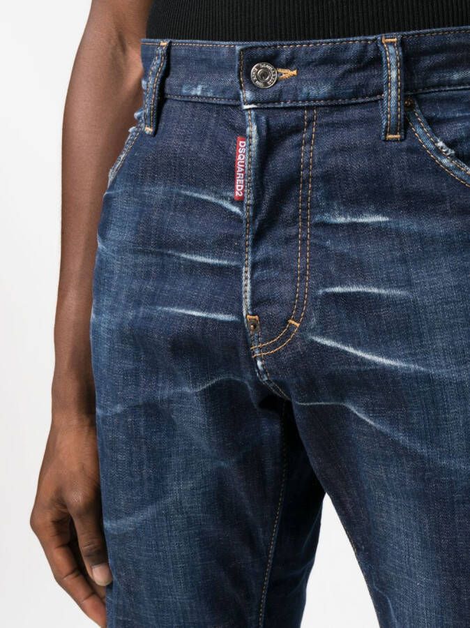DSQUARED2 Slim-fit jeans Blauw
