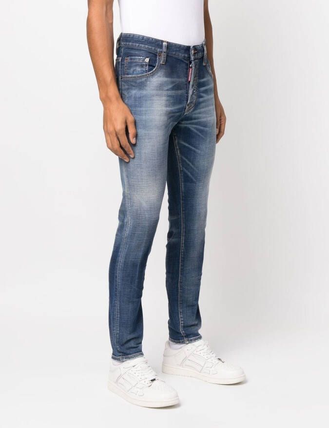 Dsquared2 Slim-fit jeans Blauw