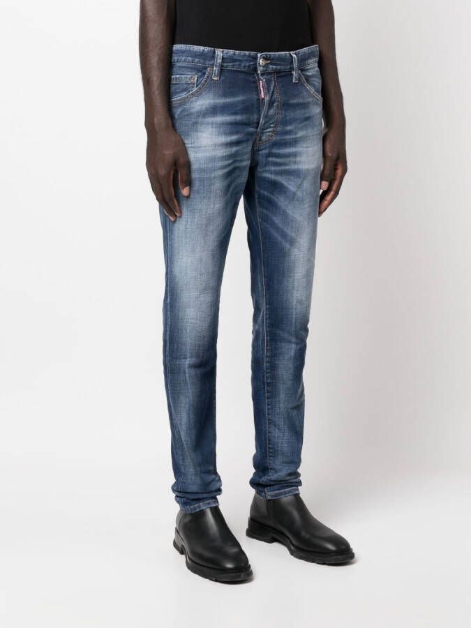 DSQUARED2 Slim-fit jeans Blauw