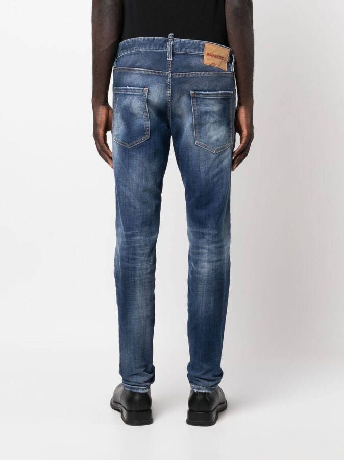 DSQUARED2 Slim-fit jeans Blauw