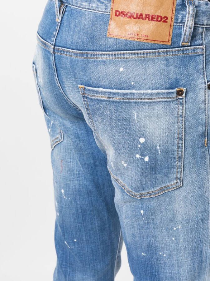 DSQUARED2 Slim-fit jeans Blauw