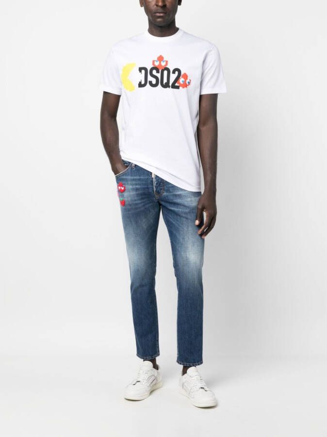 DSQUARED2 Slim-fit jeans Blauw