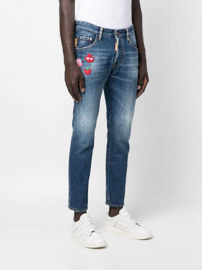 DSQUARED2 Slim-fit jeans Blauw