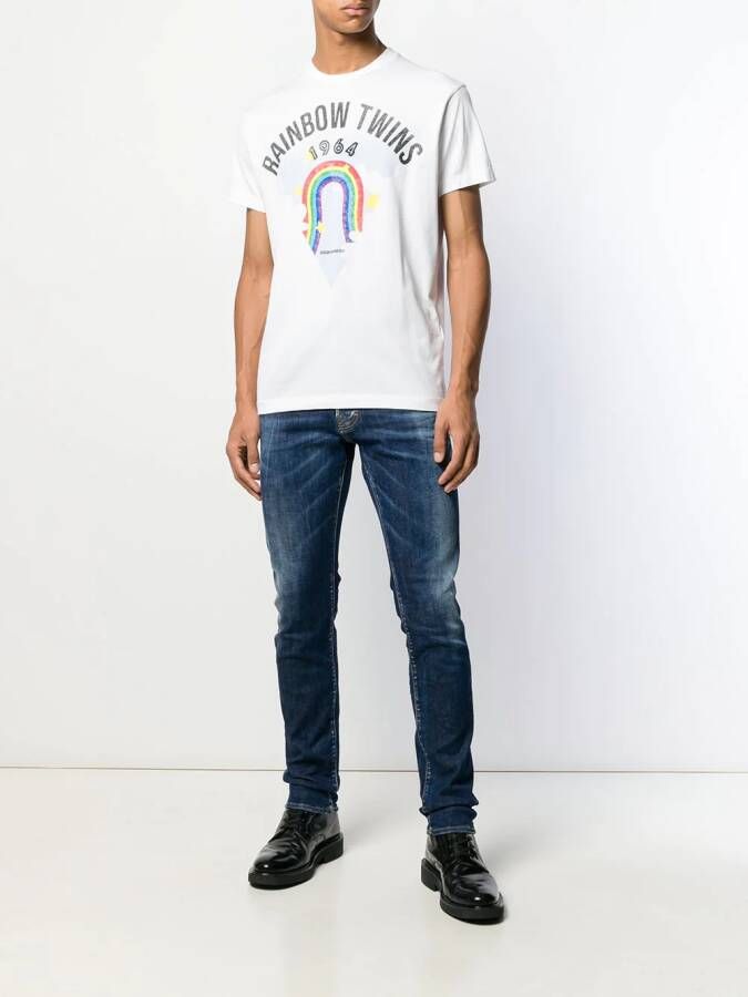 DSQUARED2 Slim-fit jeans Blauw