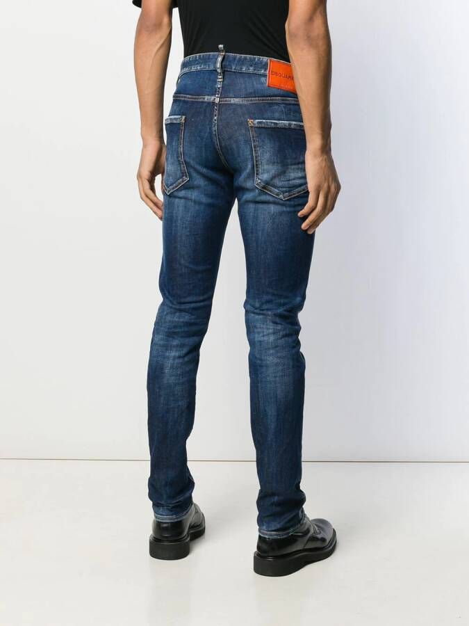 DSQUARED2 Slim-fit jeans Blauw