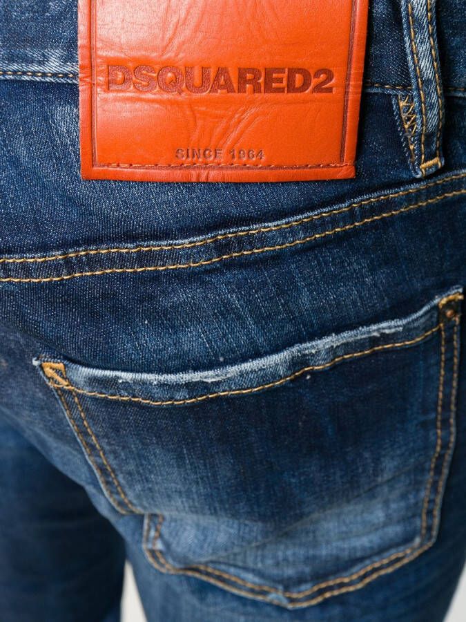 DSQUARED2 Slim-fit jeans Blauw