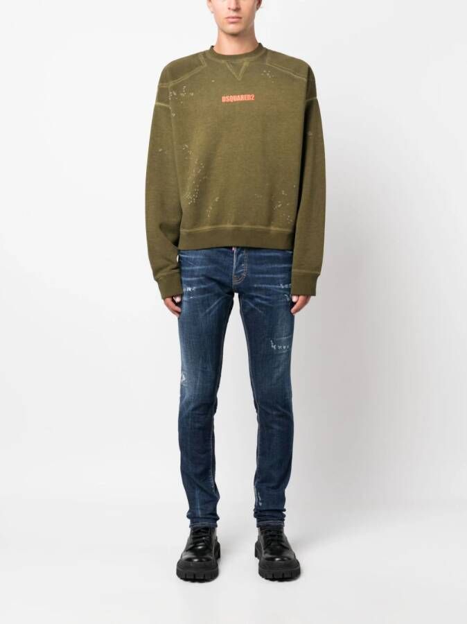 DSQUARED2 Slim-fit jeans Blauw