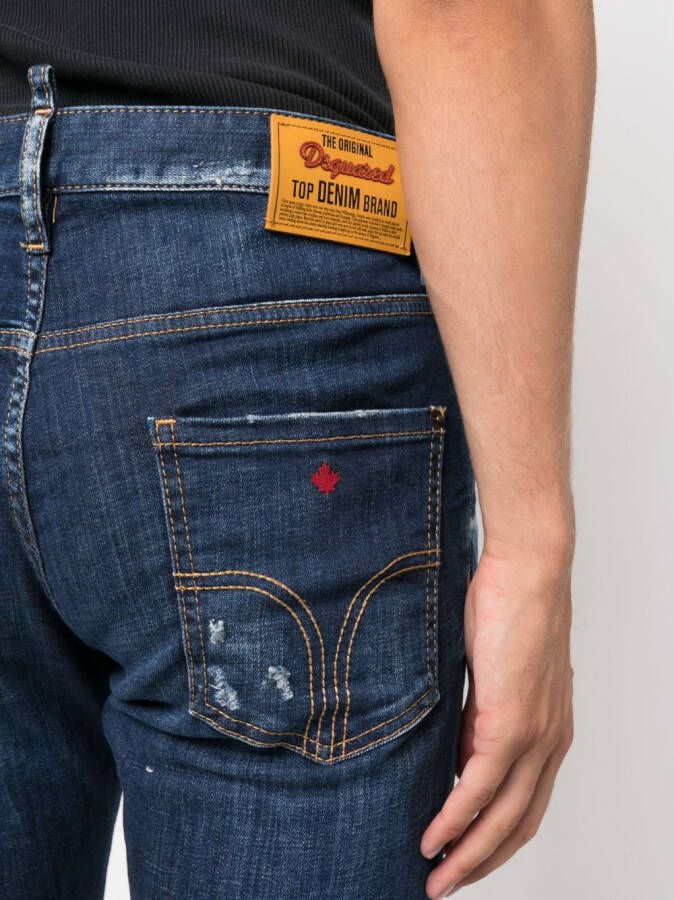 DSQUARED2 Slim-fit jeans Blauw
