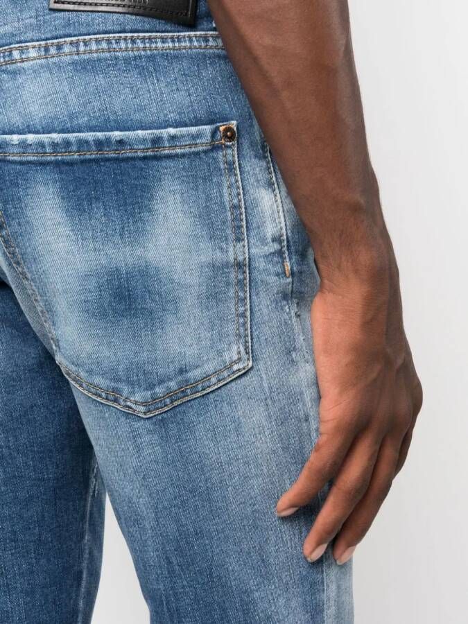 DSQUARED2 Slim-fit jeans Blauw