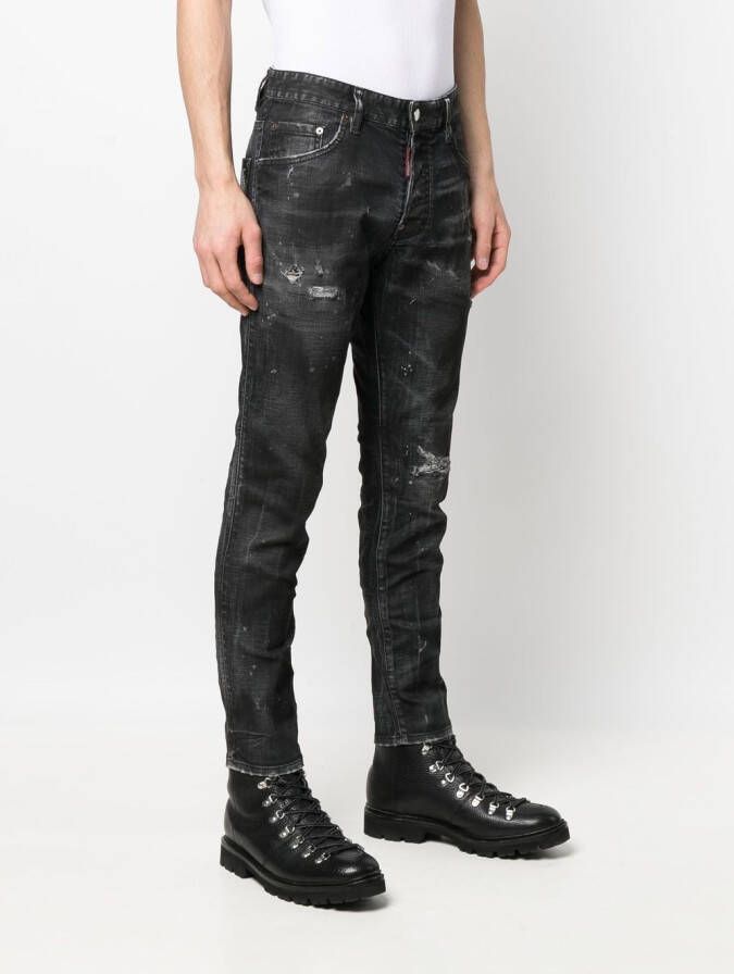 Dsquared2 Slim-fit jeans Zwart