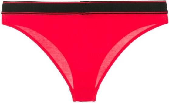 DSQUARED2 Slip met logo Rood