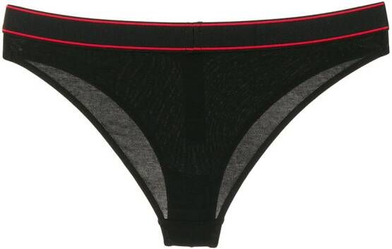DSQUARED2 Slip met logo Zwart
