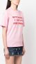 Dsquared2 slogan-print cotton T-shirt Roze - Thumbnail 3