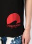 Dsquared2 T-shirt met tekst Zwart - Thumbnail 5