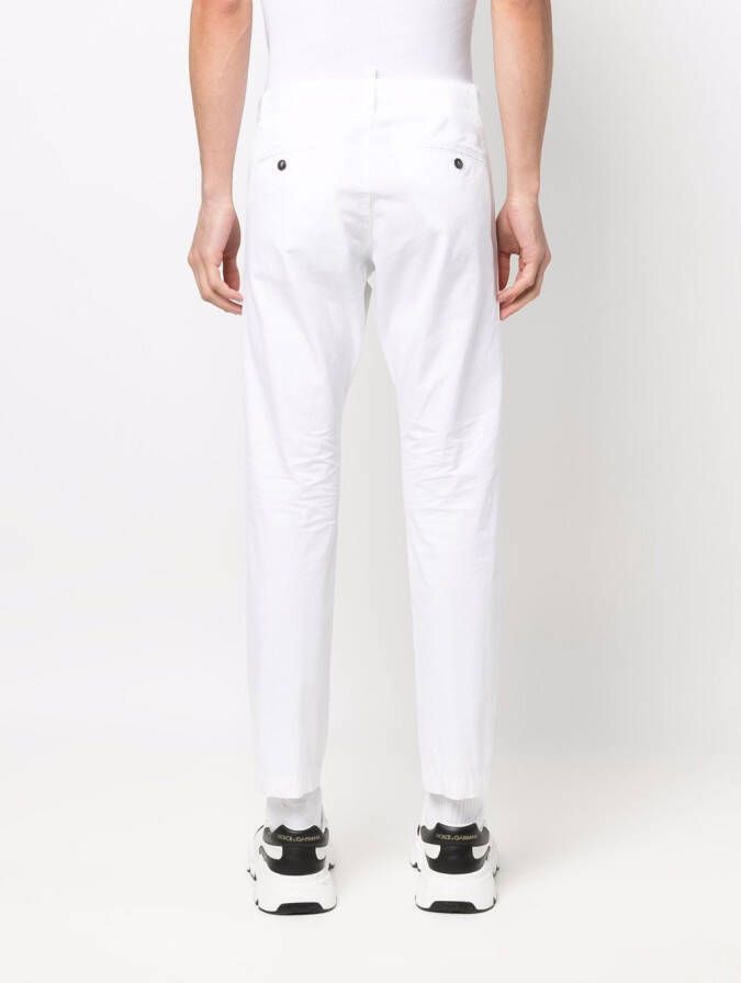 Dsquared2 Straight broek Wit