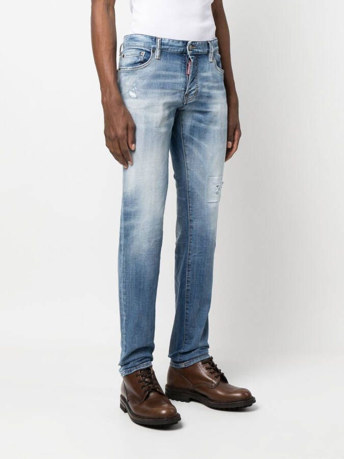 DSQUARED2 Straight jeans Blauw