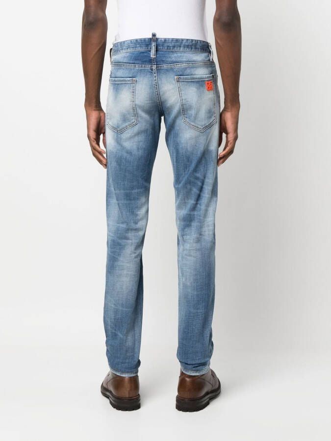 DSQUARED2 Straight jeans Blauw