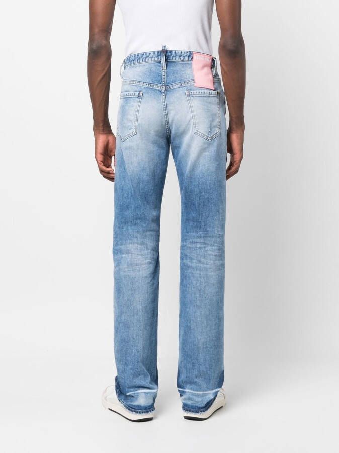 DSQUARED2 Straight jeans Blauw