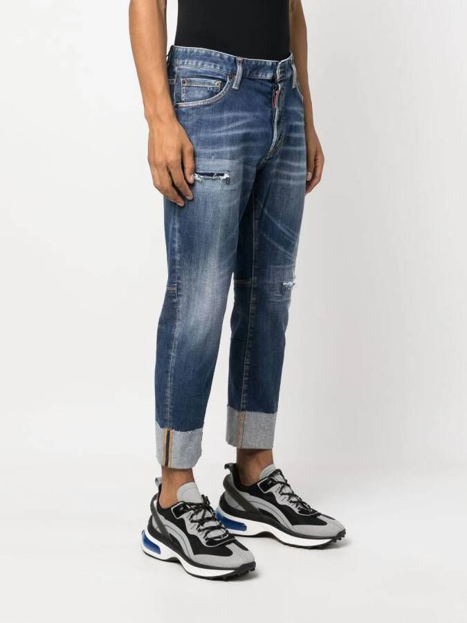 DSQUARED2 Straight jeans Blauw