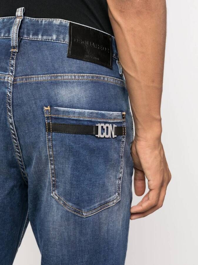 DSQUARED2 Straight jeans Blauw