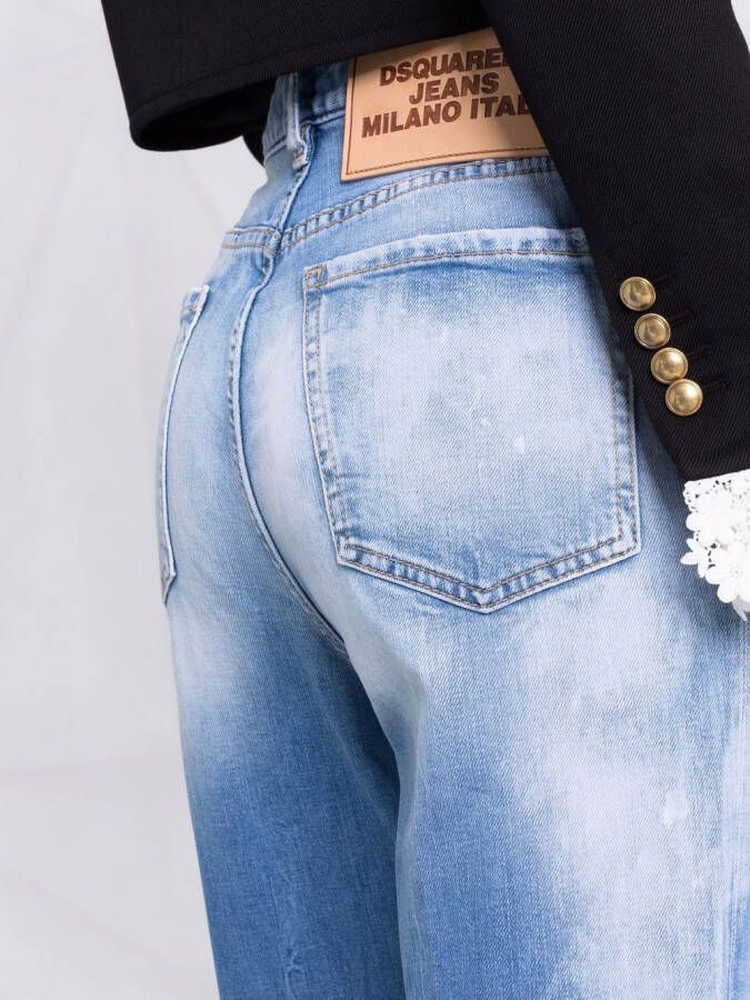 DSQUARED2 Straight jeans Blauw